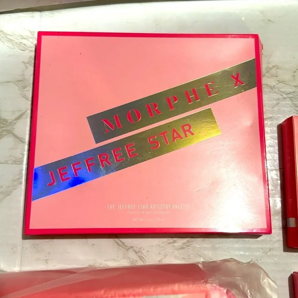 Jeffree Star morphe limited edition eyeshadow palette brushes lip gloss‎ spray